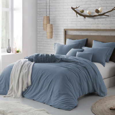 Swift Home Premium Ultra Soft Washed Crinkle Duvet Cover Set