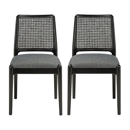 Reinhardt Kitchen Collection 2-pc. Upholstered Dining Chair, One Size, Black