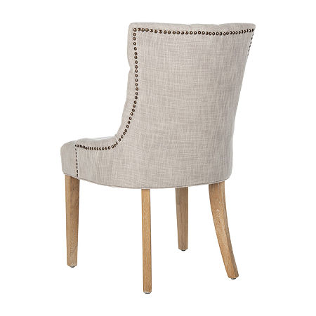 Abby Tufted Side Chair Set Of Two, One Size, Gray