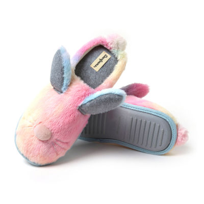 Dearfoams Unisex Bunny Womens Clog Slippers