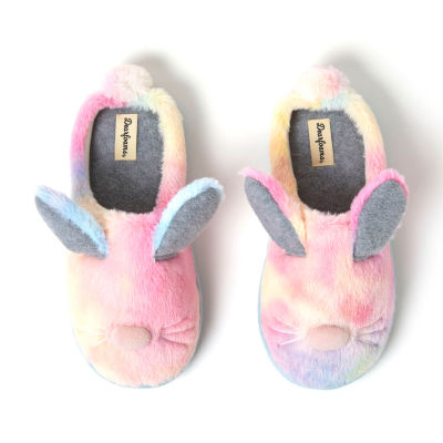 Dearfoams Unisex Bunny Womens Clog Slippers
