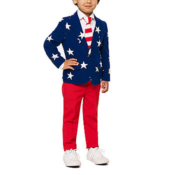 OppoSuits Boys 2-8 Stars and Stripes Suit