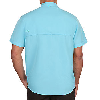 American Outdoorsman Mens Short Sleeve Button-Down Shirt, Color