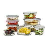 Home Expressions 10-pc. Acrylic Food Container Set, Color: Clear Gray -  JCPenney