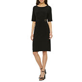 jessica howard womens bow short sleeve sheath dress Home