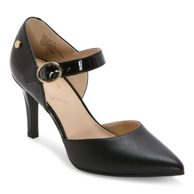 Liz Claiborne Womens Kiara Kitten Heel Pumps