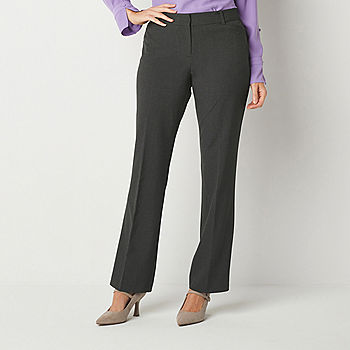 Liz Claiborne-Tall Audra Straight Fit Straight Trouser - JCPenney