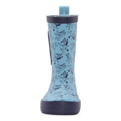 Ground Up Toddler Unisex Bluey Flat Heel Rain Boots