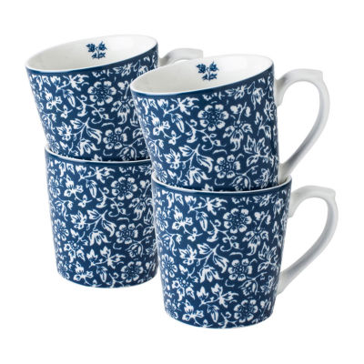 Laura Ashley Sweet Allysum 4-pc. Mugs - Blueprint Collectables, Color ...