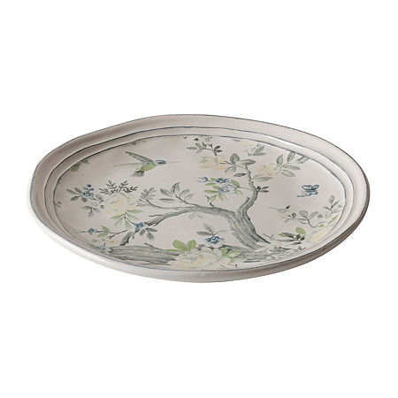 Laura Ashley 4-pc. Belvedere Earthenware Luncheon Plate Set - Artisan Collectables, One Size, White