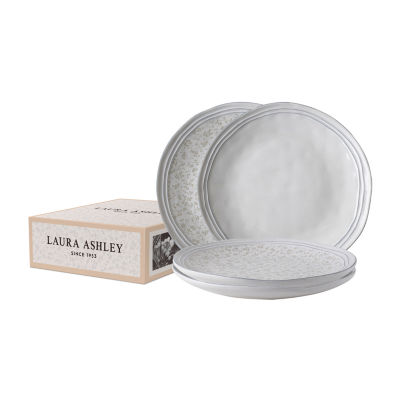 Laura Ashley 4-pc. Earthenware Dinner Plate Set - Artisan Collectables