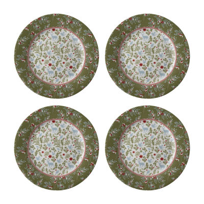 Laura Ashley 4-pc. Porcelain Salad Plate Set - Stockbridge Collectables