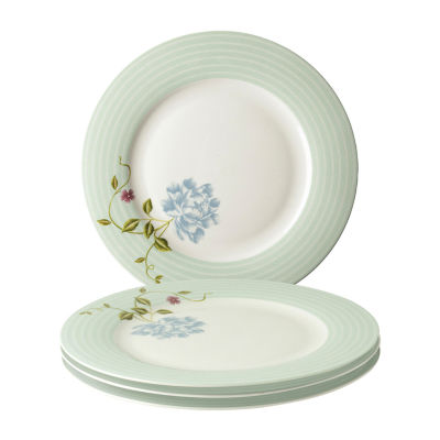 Laura Ashley Mint Candy 4-pc. Porcelain Dinner Plate - Heritage Collectables