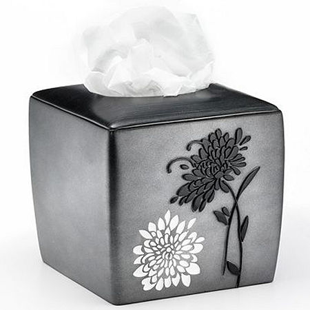 Asstd National Brand Erica Tissue Cover In Gray