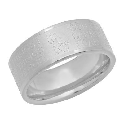 Steeltime Mens 6MM Stainless Steel Band