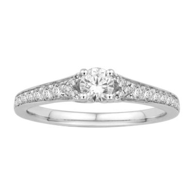 5/8 CT.T.W. 14K White Gold Diamond Ring, Color: White - JCPenney