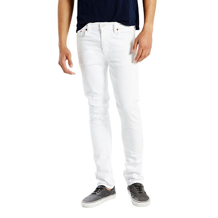 Levi's Mens 511 Slim Fit Jeans - Stretch, 33 30, White