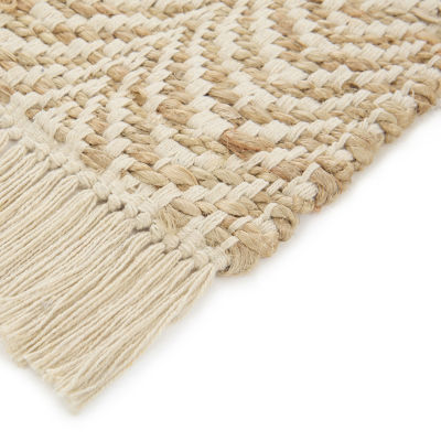 Loloi Genesis Woven Jute Textured 27"X45" Indoor Rectangular Accent Rug