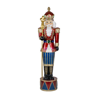 6' LED Lighted Metallic Jeweled Commercial Grade Fiberglass Christmas