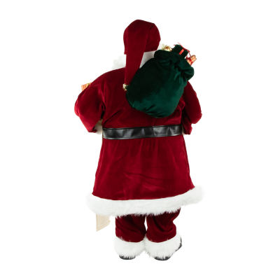 36'' Santa Claus with Naughty or Nice List Christmas Figure