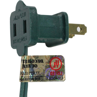 25 Blue Transparent C9 Christmas Lights - 24 ft Green Wire