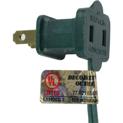 25 Blue Transparent C9 Christmas Lights - 24 ft Green Wire