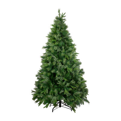 7.5' Green Medium Ashcroft Cashmere Pine Artificial Christmas Tree - Unlit