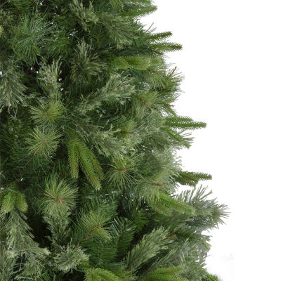 7.5' Green Medium Ashcroft Cashmere Pine Artificial Christmas Tree - Unlit