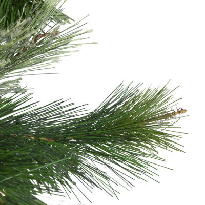 7.5' Green Medium Ashcroft Cashmere Pine Artificial Christmas Tree - Unlit