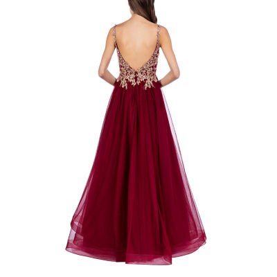 jcpenney burgundy prom dresses