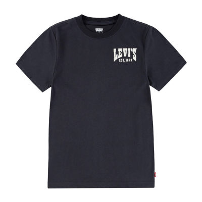 Levi's Big Boys Crew Neck Short Sleeve Graphic T-Shirt