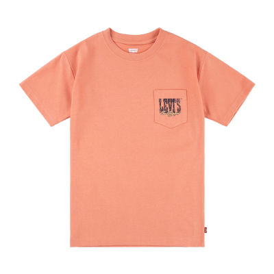 Levi's Big Boys Crew Neck Short Sleeve Graphic T-Shirt