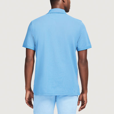 IZOD Advantage Performance Stripe Mens Regular Fit Short Sleeve Polo Shirt