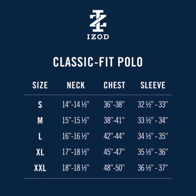 IZOD Advantage Performance Stripe Mens Regular Fit Short Sleeve Polo Shirt