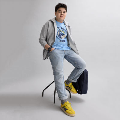 Thereabouts Little & Big Kid Boys Adjustable Waist Stretch Fabric Straight Leg Jean