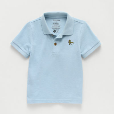 Okie Dokie Toddler & Little Boys Short Sleeve Regular Fit Polo Shirt