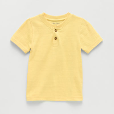 Okie Dokie Toddler & Little Boys Short Sleeve Regular Fit Henley Shirt