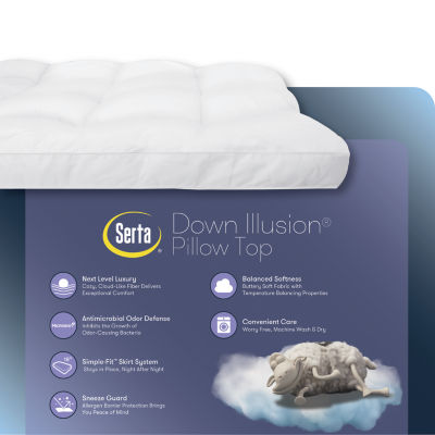 Serta Mattress Pad Pillow Top On Top Of Memory Foam Serta Memory