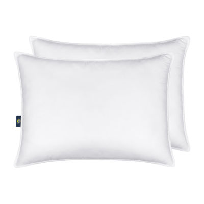 Serta® Down Illusion Firm Density 2-Pack Allergen Barrier 2 Pack Firm Density Bed Pillow