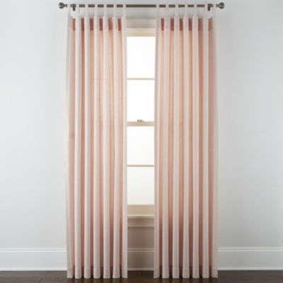 Linden Street Naturals 3-Ways To Hang Rod Pocket Back Tab Light-Filtering Single Curtain Panel