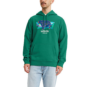 Levi's® Men's T3 Graphic Crew Neck Long Hoodie, Color: Pepper Green -  JCPenney