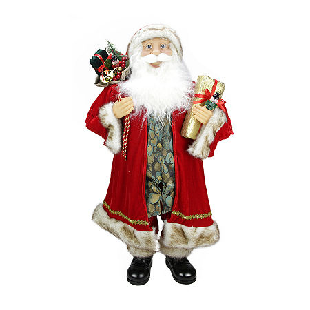 Northlight 36'' Red And White Standing Santa Claus Christmas Figurine