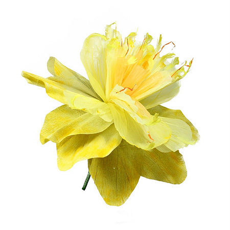 30'' Yellow And Green Spring Floral Artificial Craft Stem, One Size, Yellow