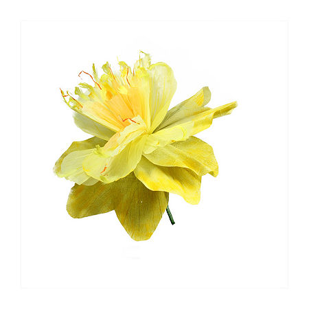 30'' Yellow And Green Spring Floral Artificial Craft Stem, One Size, Yellow