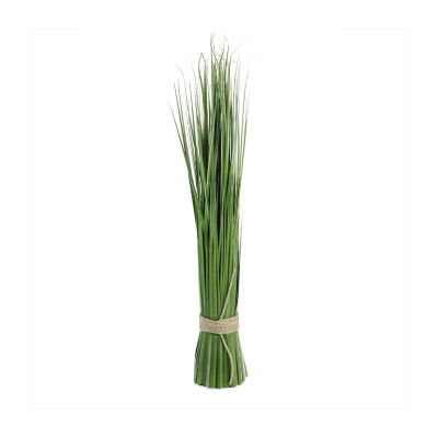 30.25'' Green Artificial Onion Grass Bundle Wrapped with Jute Rope Decoration