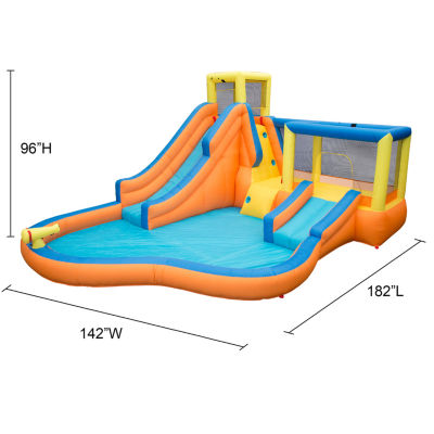 Banzai Inflatable Slide Bounce N Splash Water Park