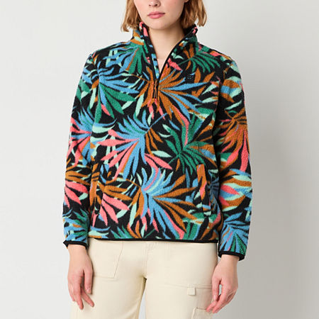 Billabong Womens Long Sleeve Mock Neck Top Juniors