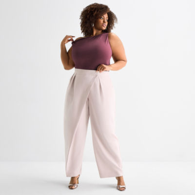 Ashley Graham Womens Plus Trouser