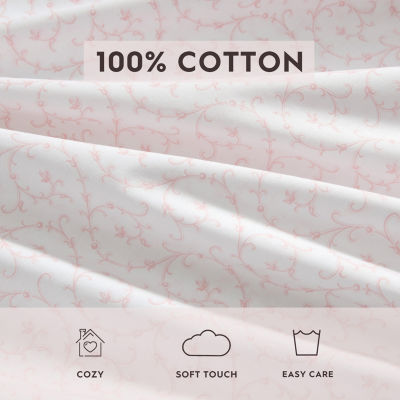 Laura Ashley 200tc Cotton Percale Standard Pillowcase