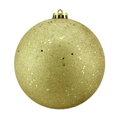 Holographic Glitter Vegas Gold Shatterproof Christmas Ball Ornament 6'' (150mm)